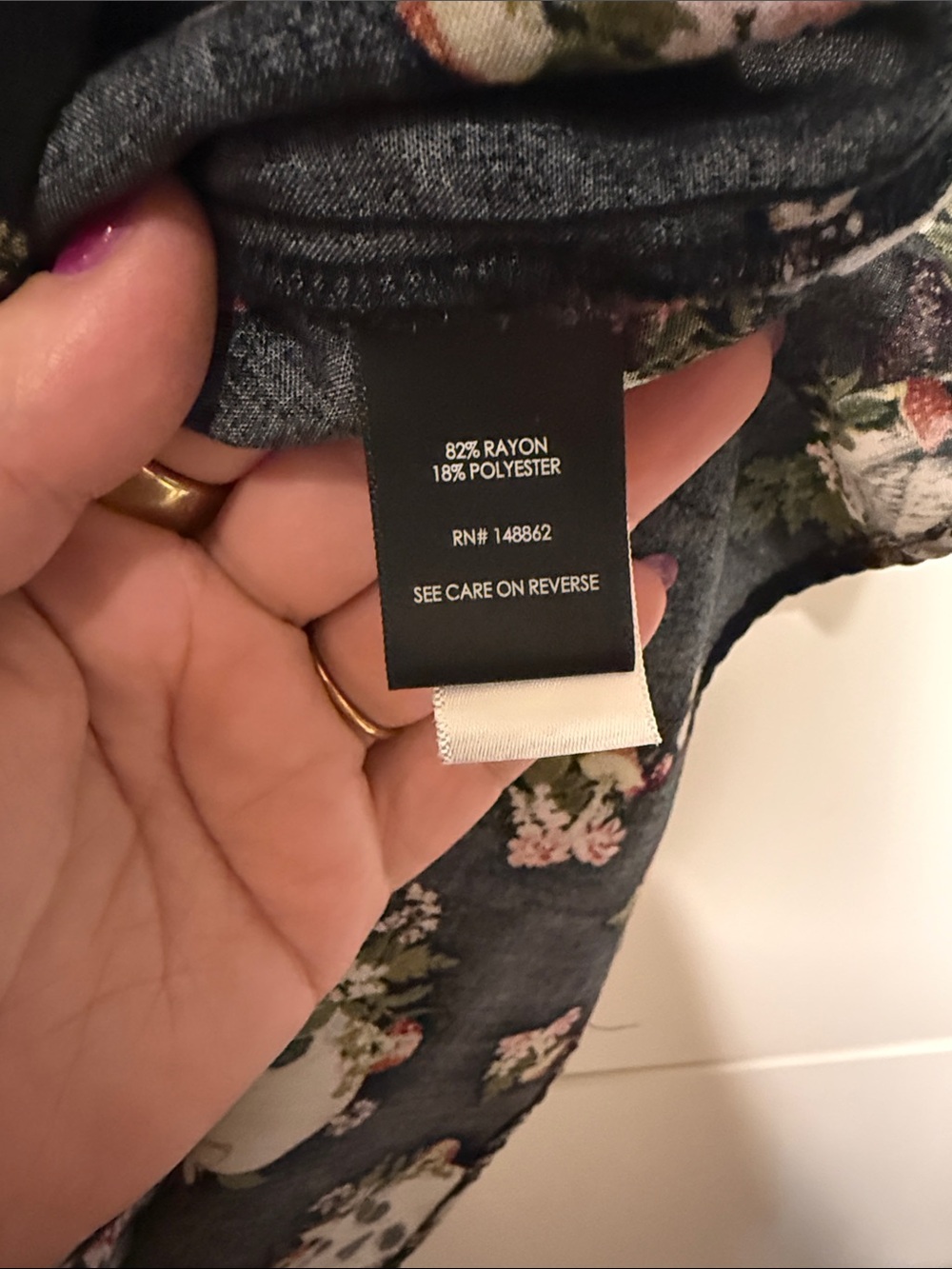 torrid Black Skull & Floral Print Tank - Picture 3 of 5